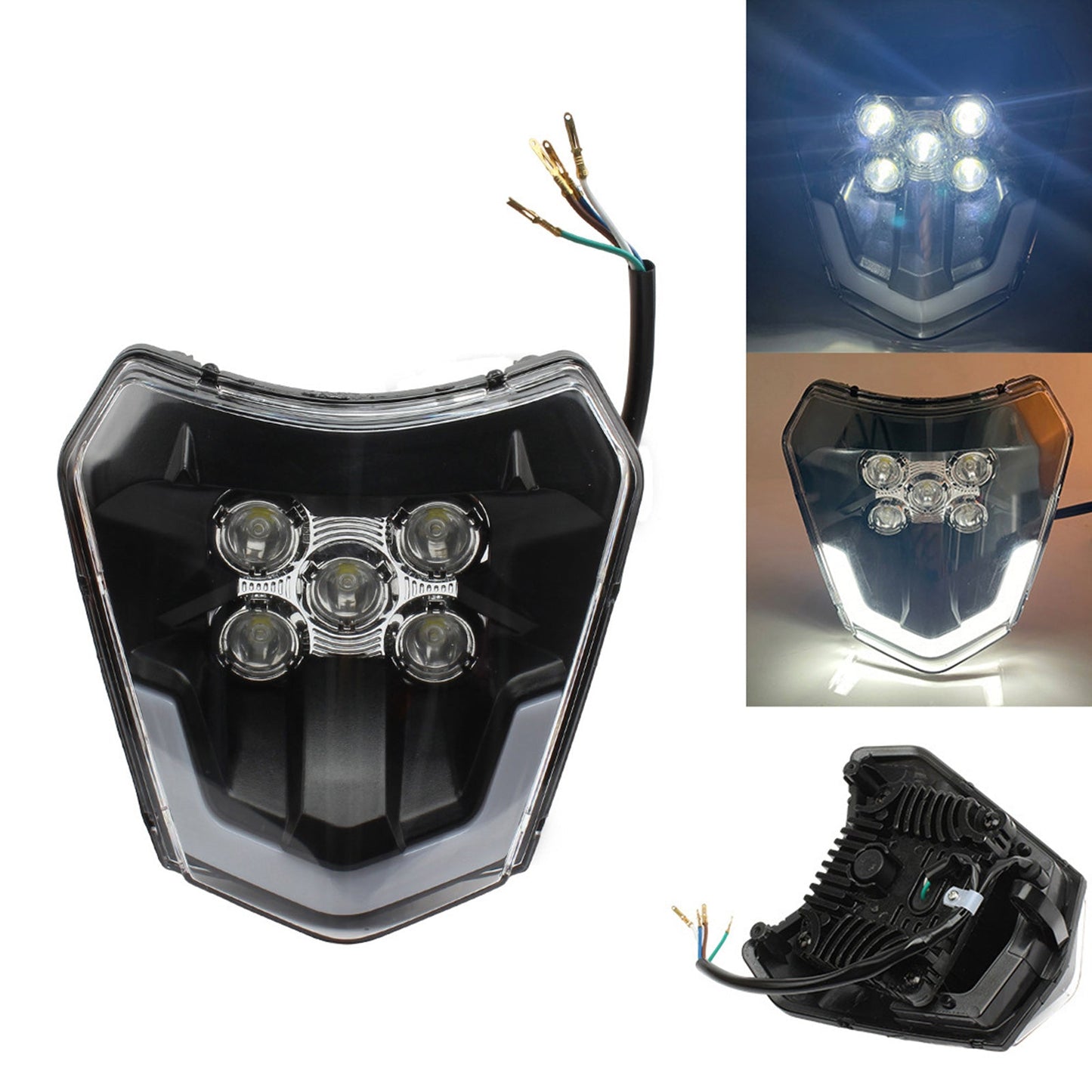 Motorcycle LED Headlight Suitable For XCF SXF EXC KTM XCW 250 300 350 450 500-1
