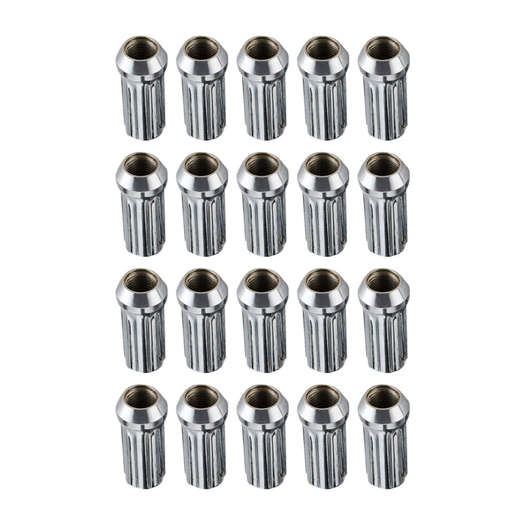 20x Extreme 14x1.5 Chrome Spline Wheel Nuts Suitable For VE Holden Landcruiser-0