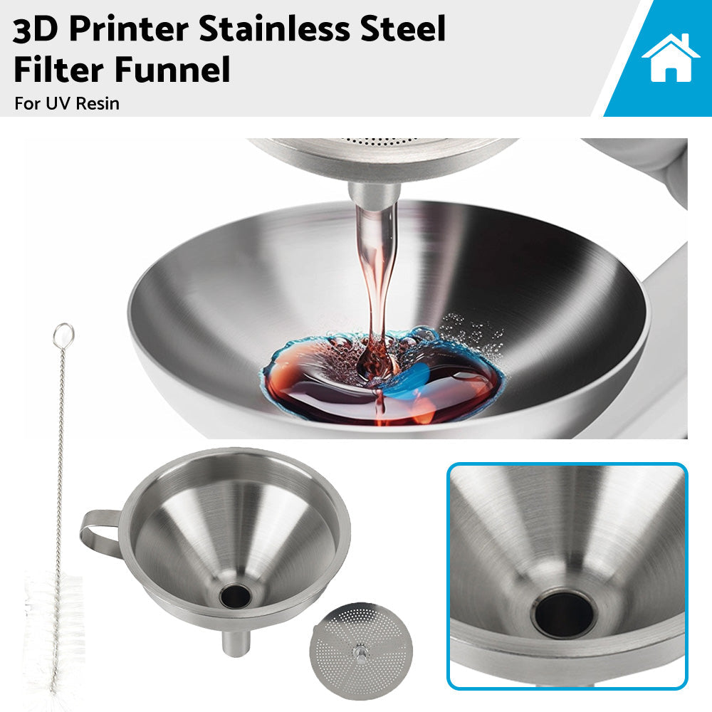 3D Printer Stainless Steel Filter Funnel Resin Filter Cup for UV Resin-1