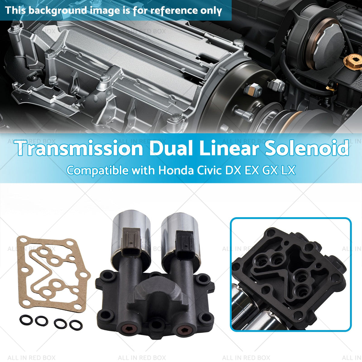 Transmission Dual Linear Solenoid Suitable for Honda Civic DX EX GX LX 2006-2011-2