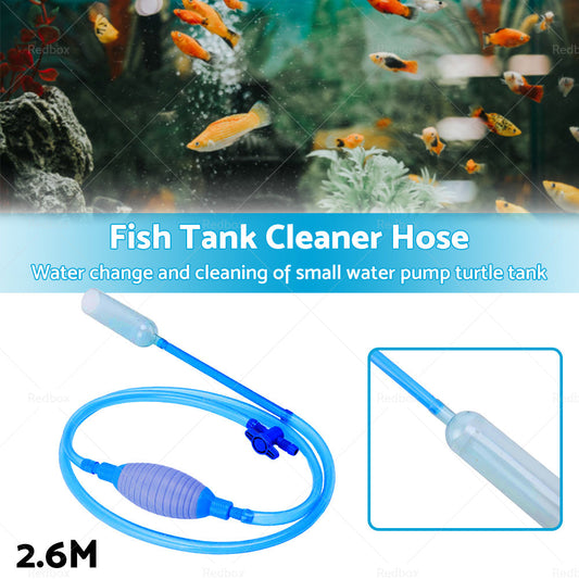 Large Aquarium Fish Tank Gravel Cleaner Syphon Vacuum Water Changer Siphon Hose-0