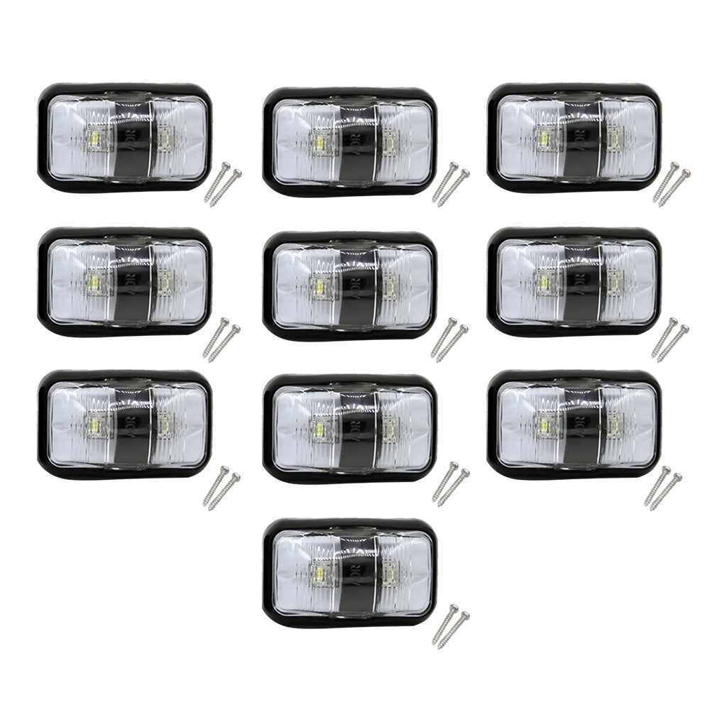 10X Red Amber Clearance Lights LED Trailer Suitable for Truck Car Warning Light-0