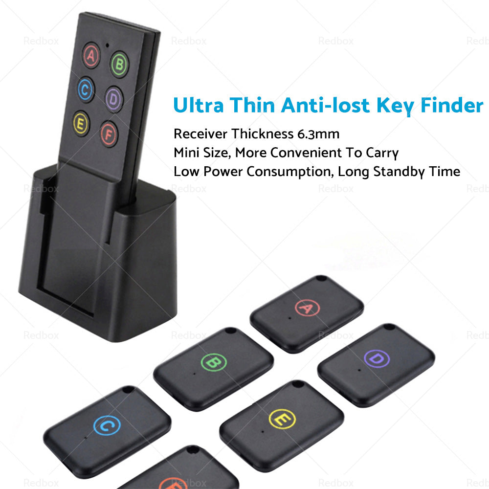 Wallet Tracker Transmitter 6 Receivers Anti-lost Wireless Key Finder Remote Key-3