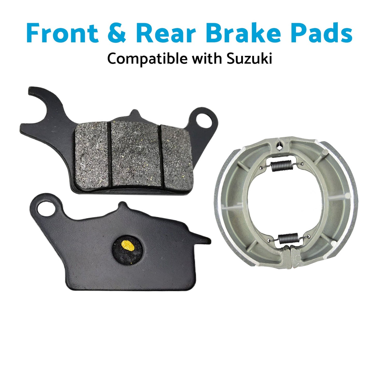 Front  and  Rear Brake Pads Suitable for 2017-2021 Suzuki UK 110 Address-1