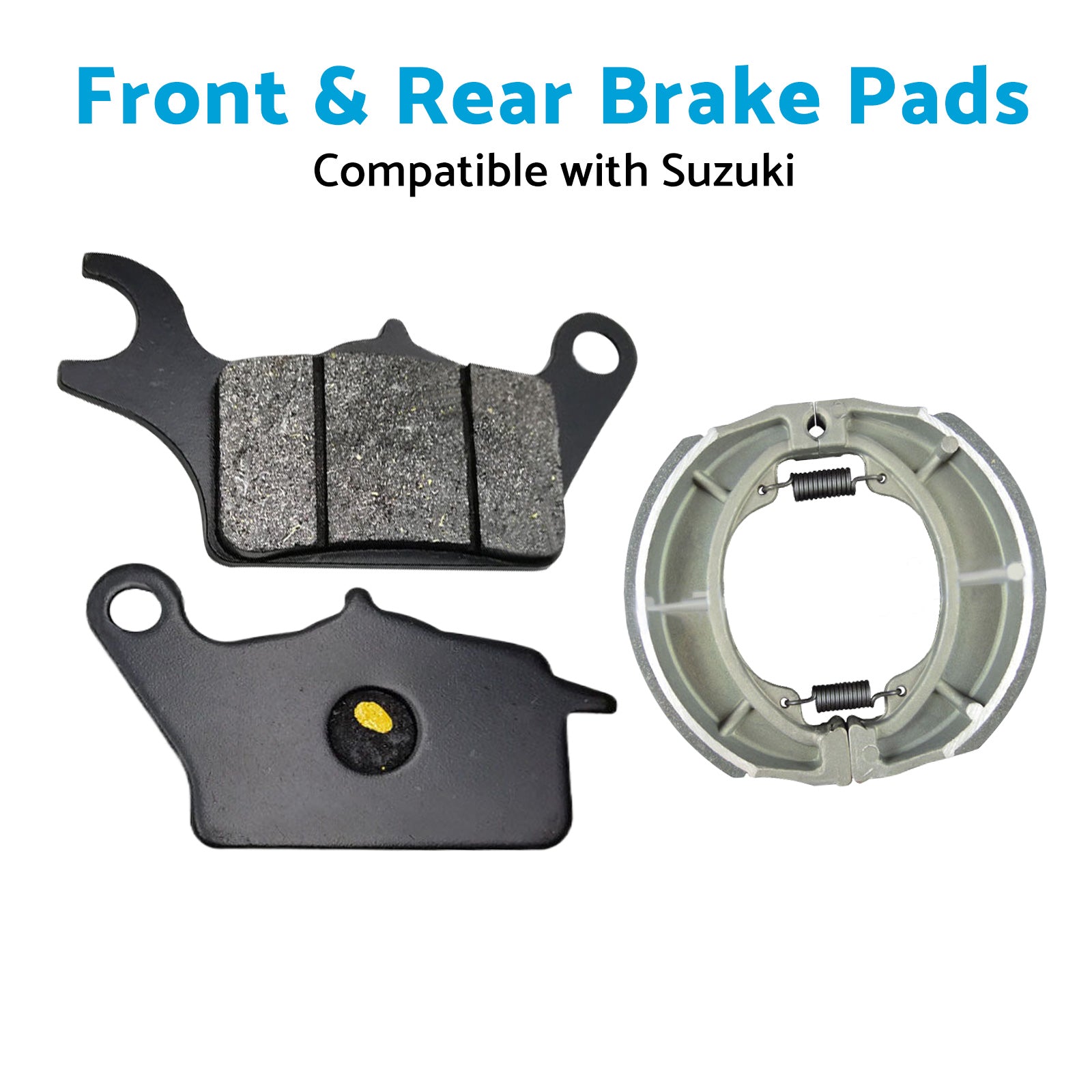 Front  and  Rear Brake Pads Suitable for 2017-2021 Suzuki UK 110 Address-1