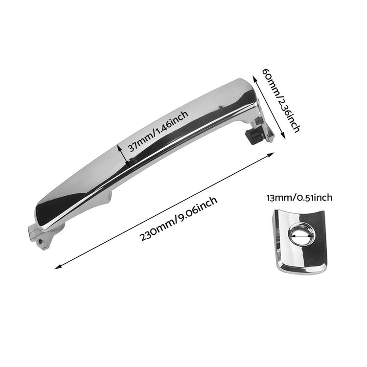Front Right Outer Door Handle Chrome Suitable For Nissan X-Trail T31 2007-2013-1