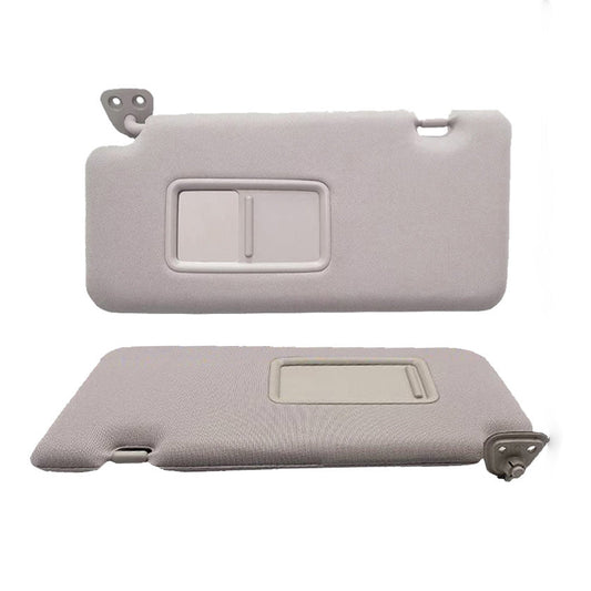2x Sun Visor Left & Right Side Grey Suitable For Nissan Tiida 2004-2011 Sunshade-0