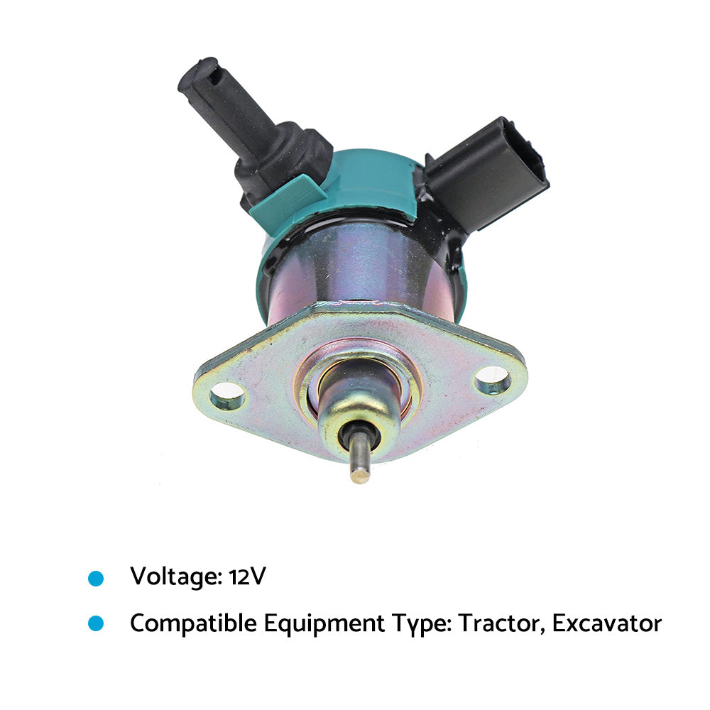 Fuel Shut-Off Solenoid Suitable For Kubota D905, D1005, D1105 17208-60010 / 17208-60015-4