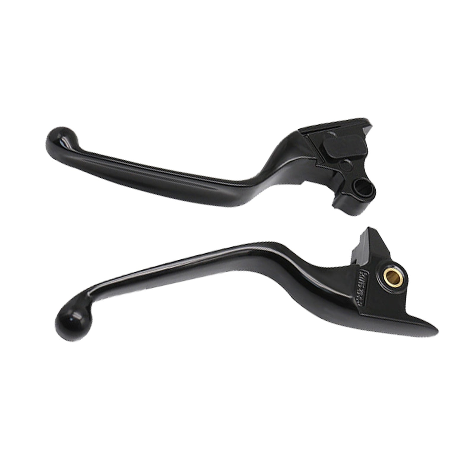 2x Brake Clutch Levers Suitable For Harley 2015-2023 Softail Slim Fat Boy-0