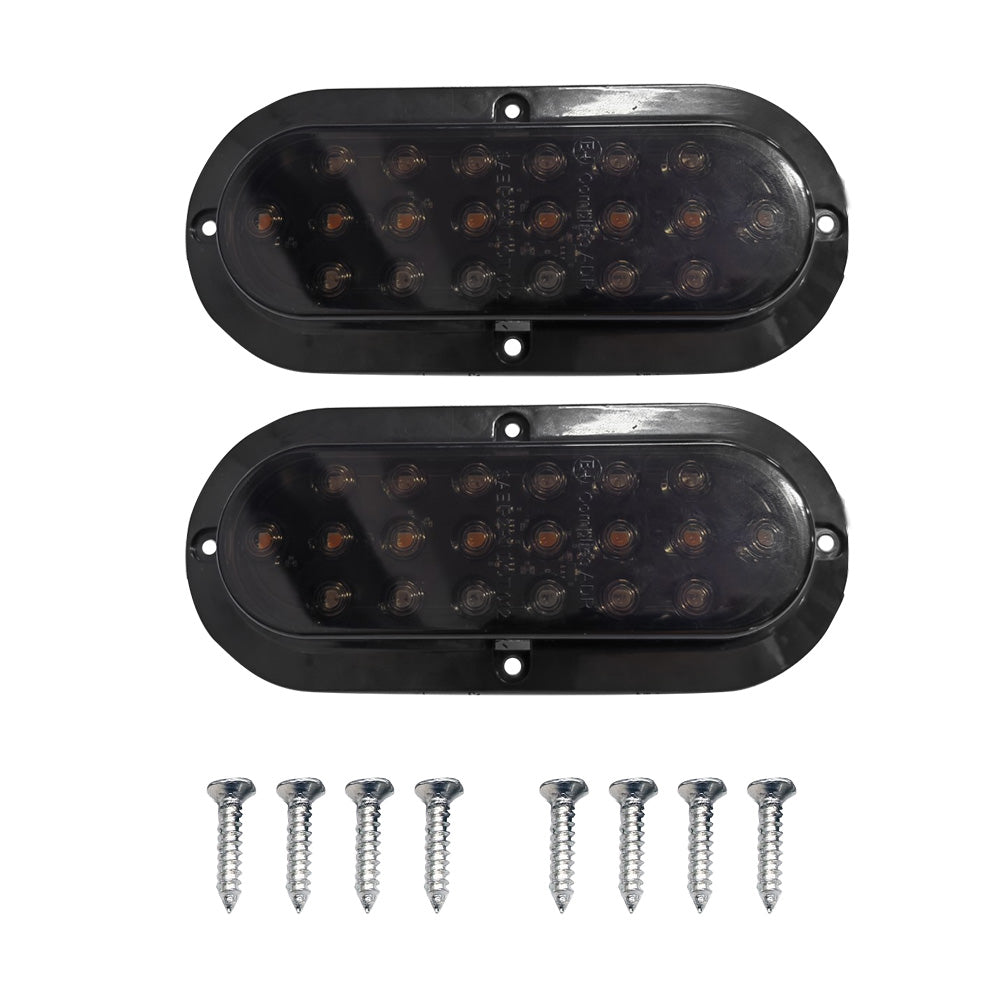 2x 20-LED Rear Stop Brake Flowing Turn Signal Tail Lights Suitable For Truck, Trailer & Caravan-0