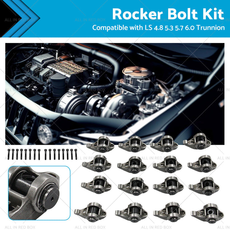 Rocker Arms with Upgraded Trunion Kit Installed Suitable for LS 4. 8 5. 3 5. 7 6. 0-0