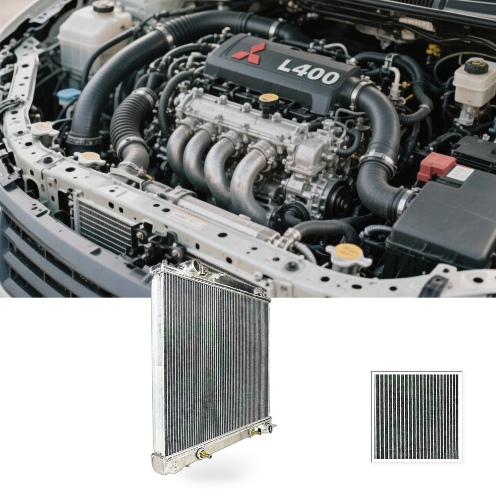 Full Alloy Radiator For Mitsubishi Delica L400 WA Express Starwagon 1994-2006-1