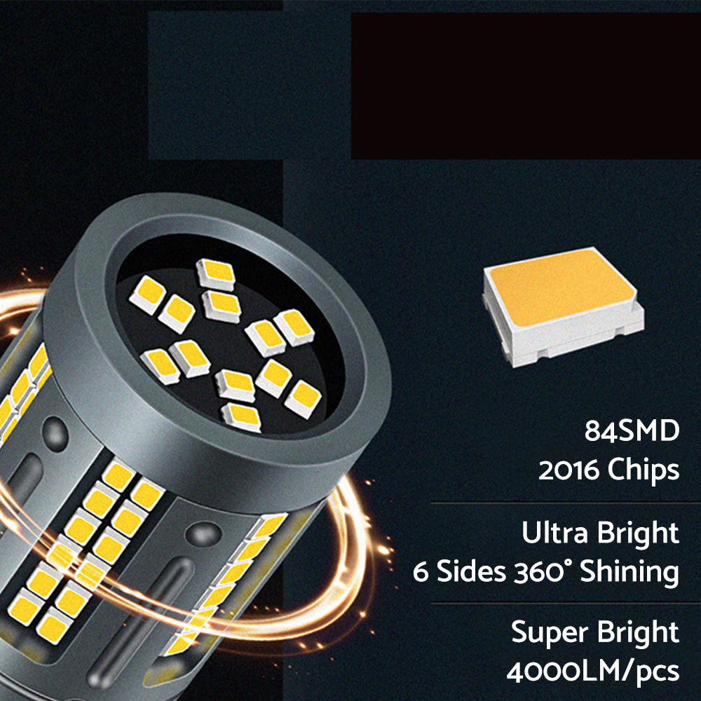 LED White Rear Reverse Bulbs BA15s Suitable For Holden Commodore VT VX VY VZ VE-1