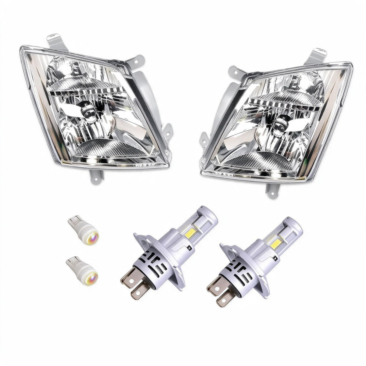 Head Light Assembly No Projector RHD LED Globes Suitable for Holden Rodeo Isuzu-1