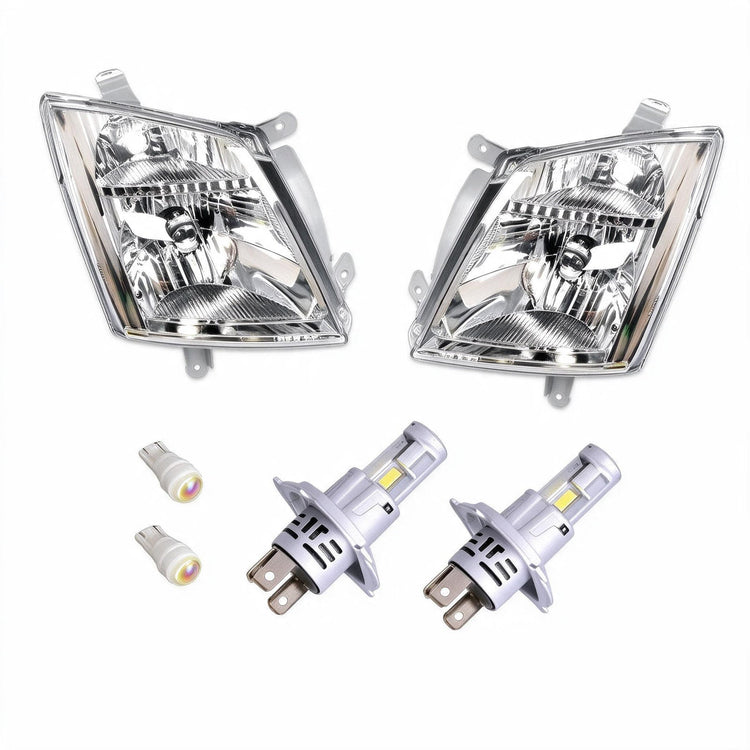 Head Light Assembly No Projector RHD LED Globes Suitable for Holden Rodeo Isuzu-1