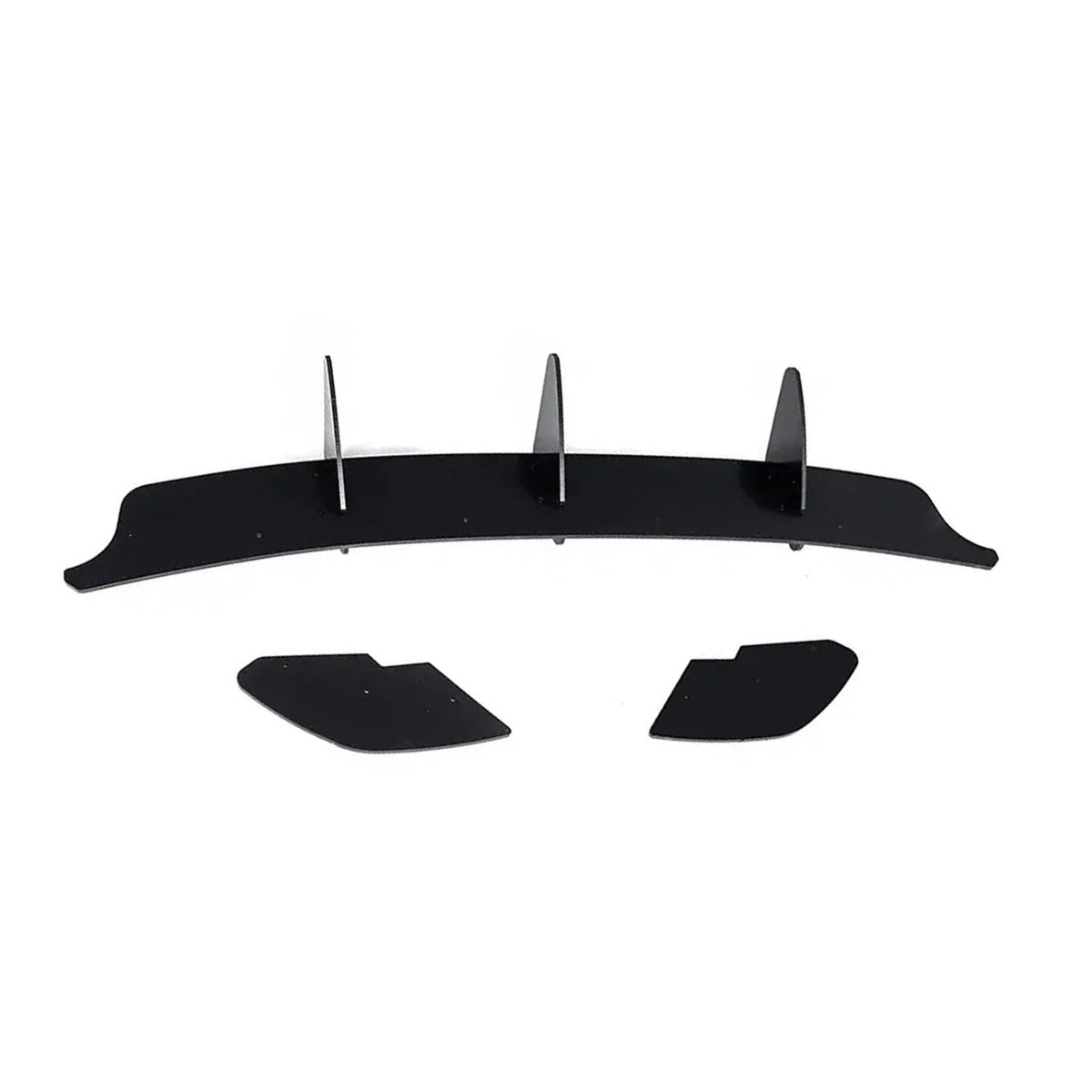 Rear Bumper Lip Diffuser Spoiler Suitable For VW Golf 6 MK6 GTI 2010-2014-3