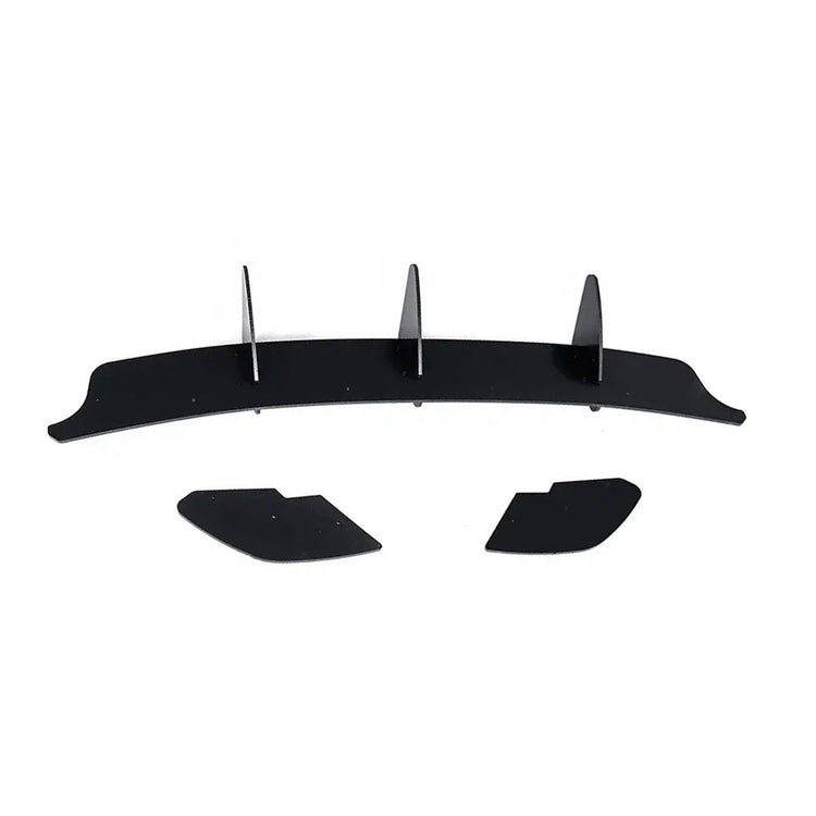 Rear Bumper Lip Diffuser Spoiler Suitable For VW Golf 6 MK6 GTI 2010-2014-3