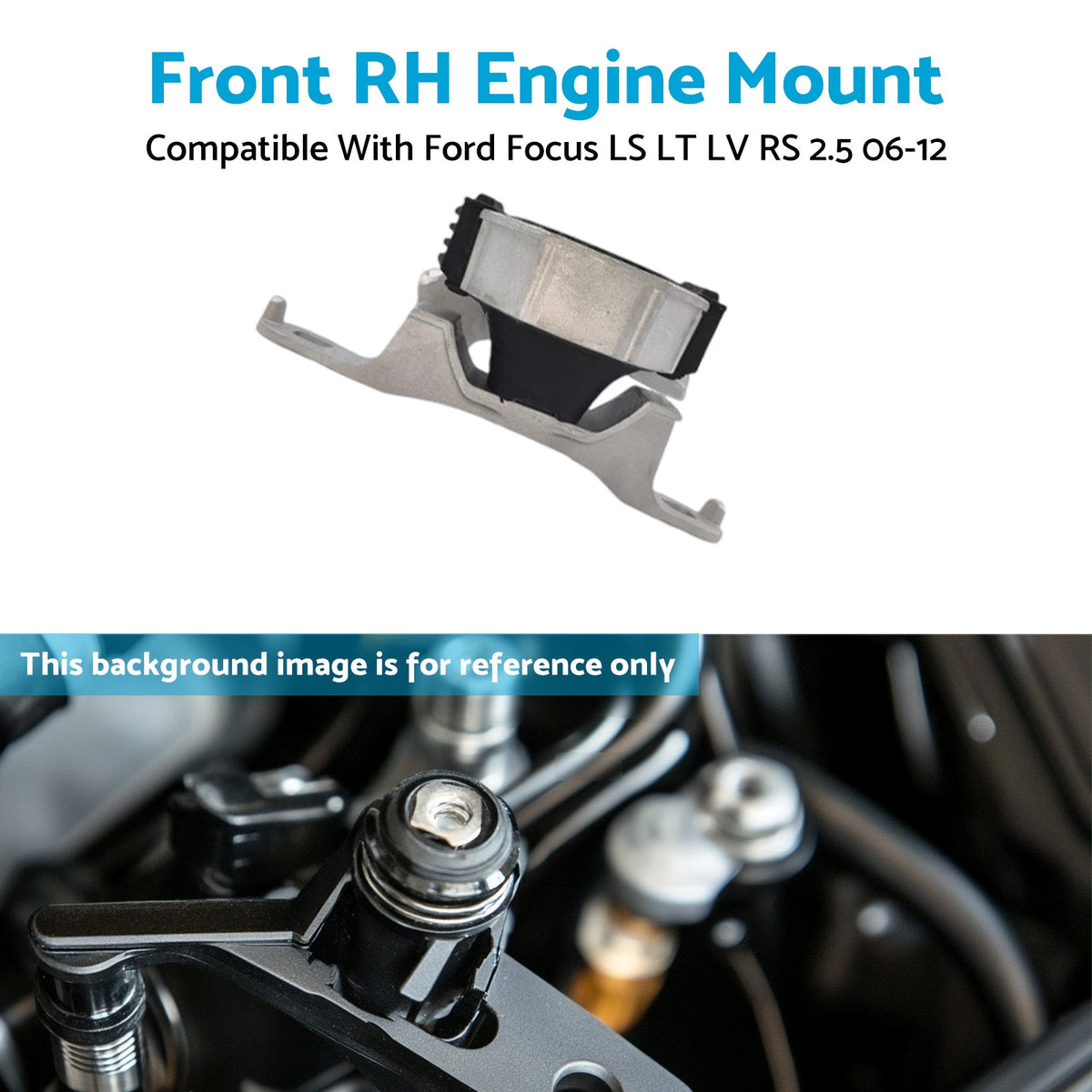 RH Engine Mount Suitable For Ford Focus LV RS 2.5L Turbo B5254T 2010-2012 Engine-2