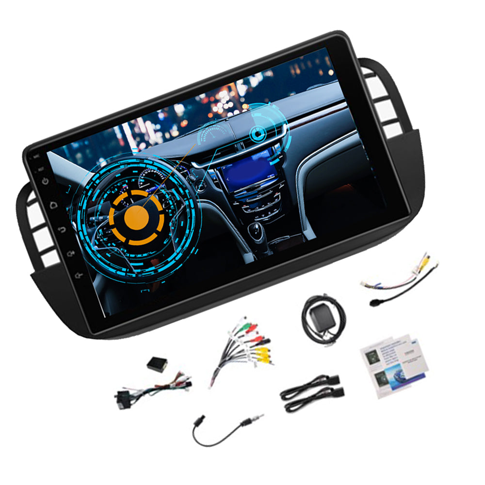 Android 15 Car Stereo 2+64GB Suitable for Fiat 500 2007–2015 CarPlay GPS WIFI-2