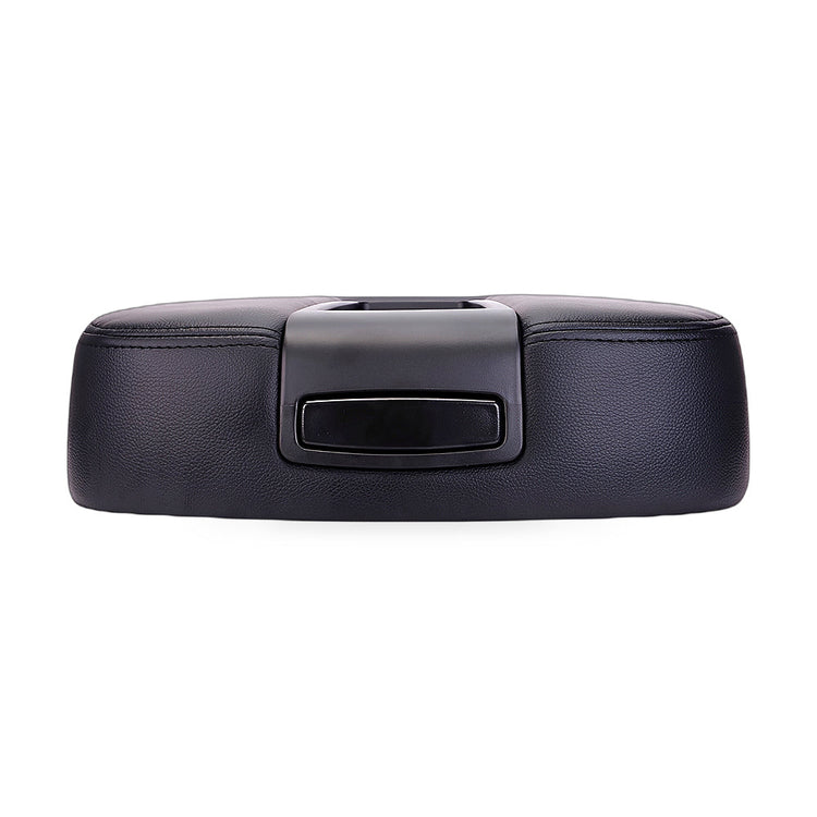 Black Front Center Console Armrest Cover Suitable for Chevrolet Silverado 1500-0