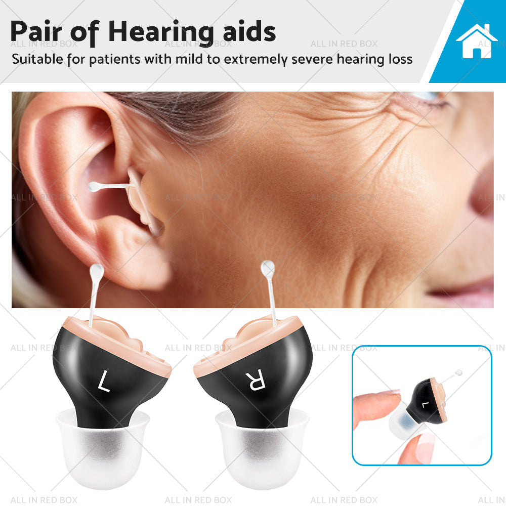 Mini Hearing Aids Digital Invisible In Ear Small Sound Voice Amplifier Enhancer-0