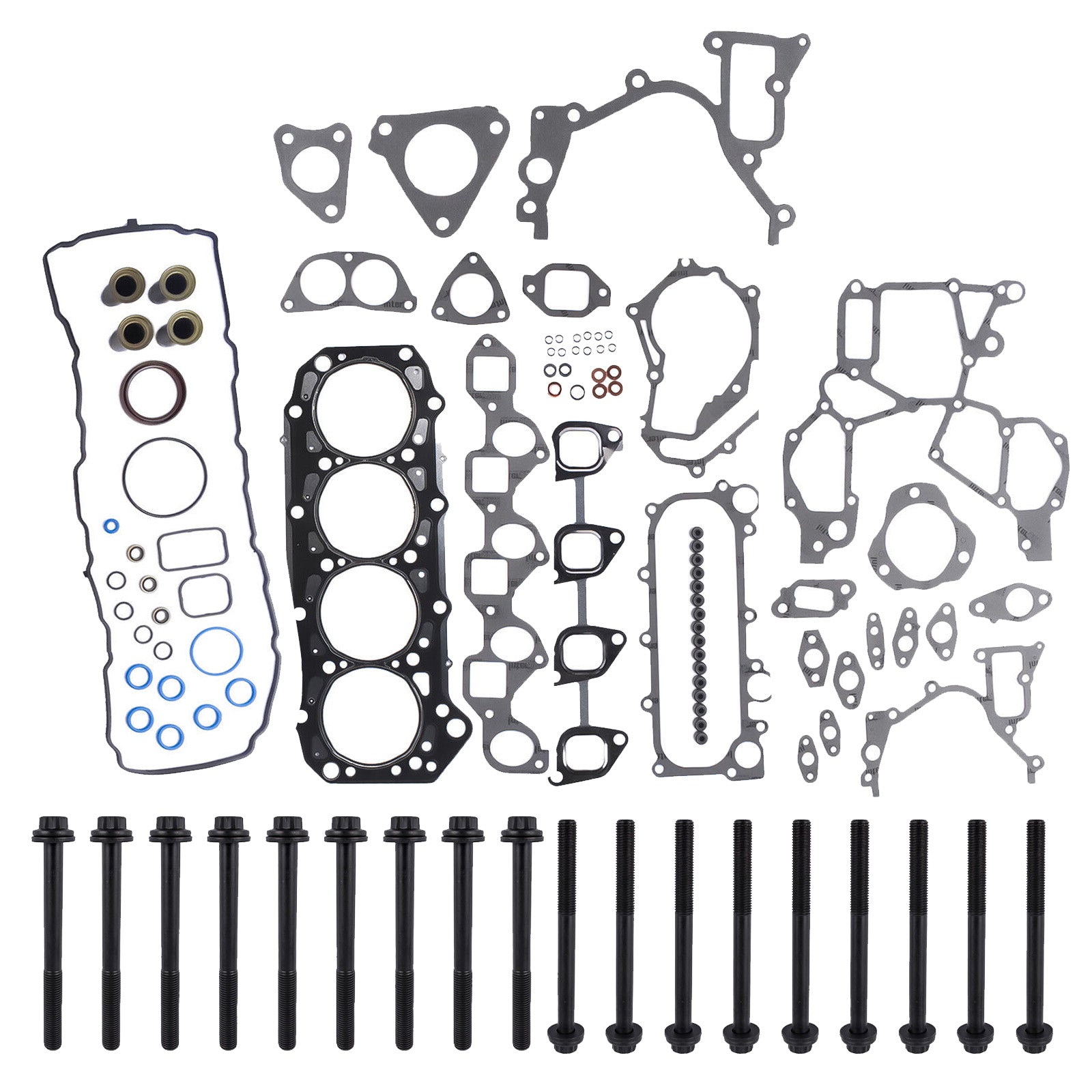 VRS Head Gasket Kit & Bolt Set Suitable For Toyota Hilux / HiAce / Prado 3.0L 1KD-FTV-0