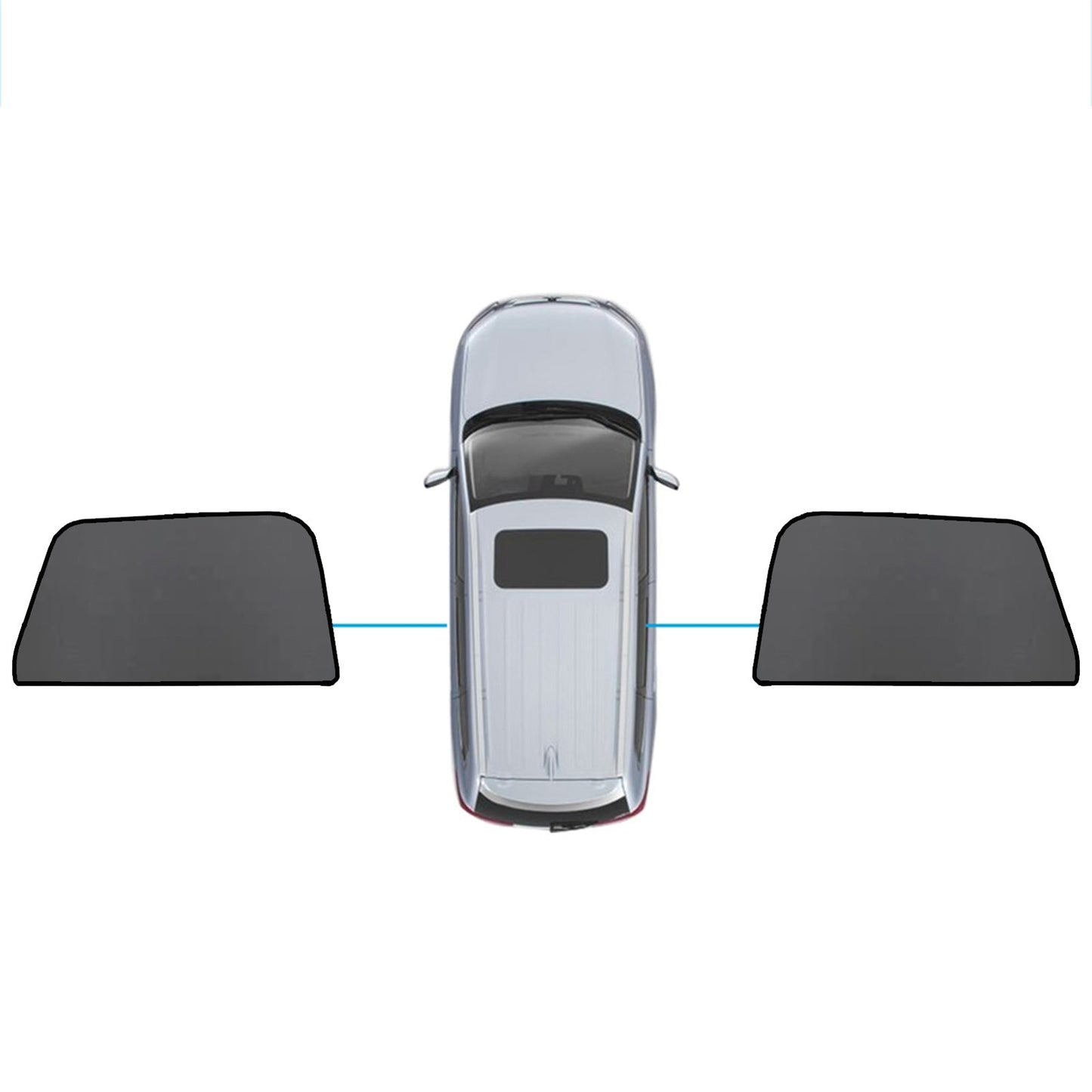 Car Window Sun Shade Magnetic Sun Blind Mesh Suitable For BMW X5 F95 / G05 2018-On-2