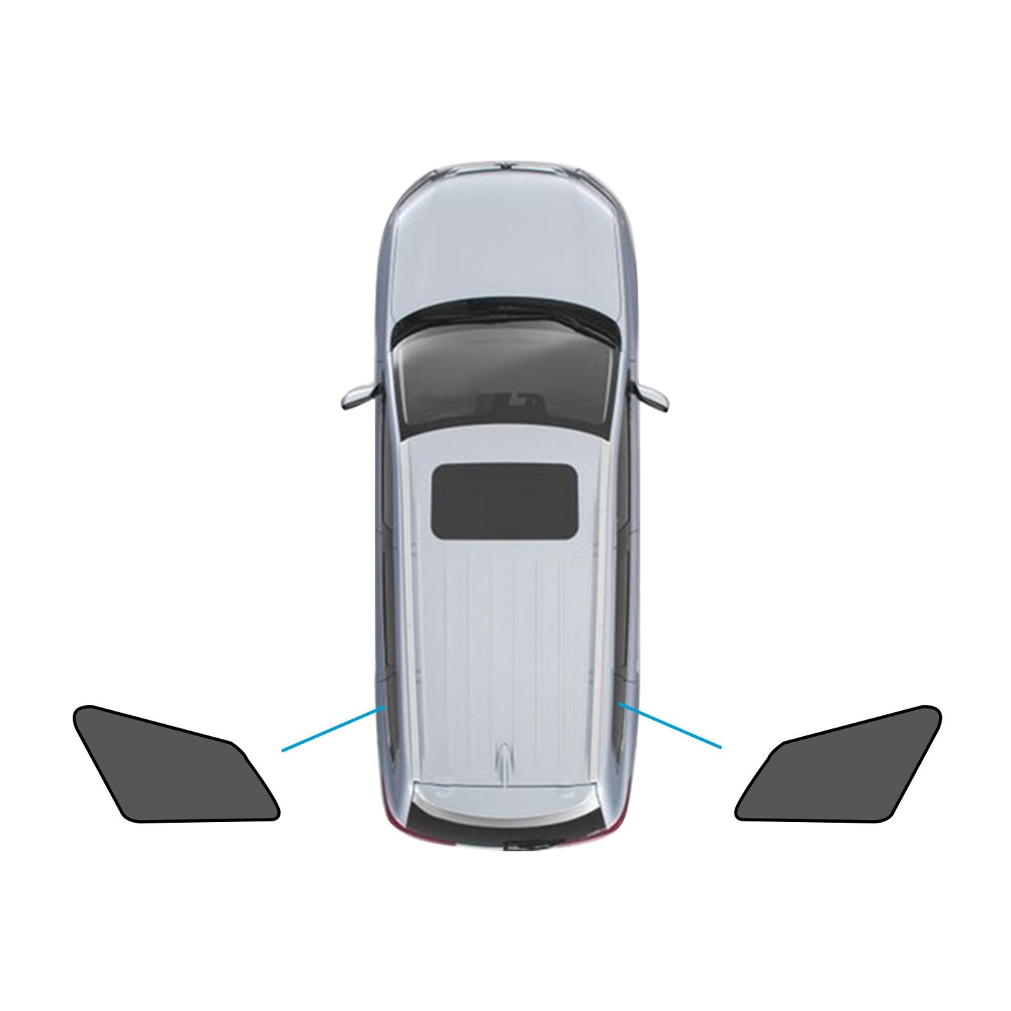 Window Magnetic Mesh Sun Shades Suitable For Kia Sportage 2021-2024 UV Protection-2