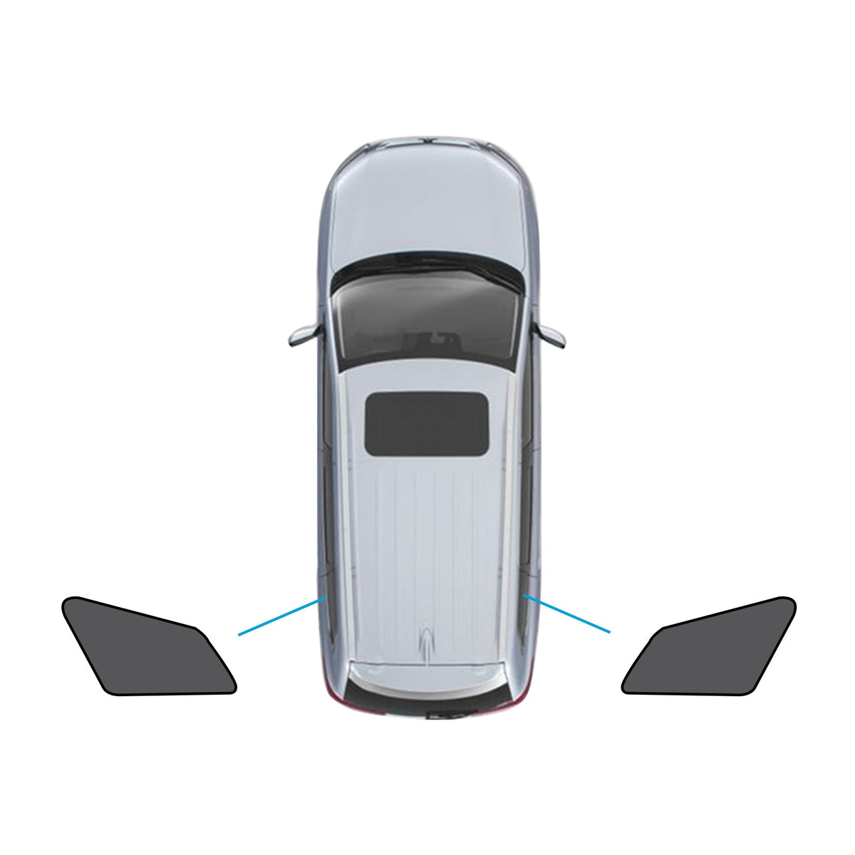 Window Magnetic Mesh Sun Shades Suitable For Kia Sportage 2021-2024 UV Protection-2