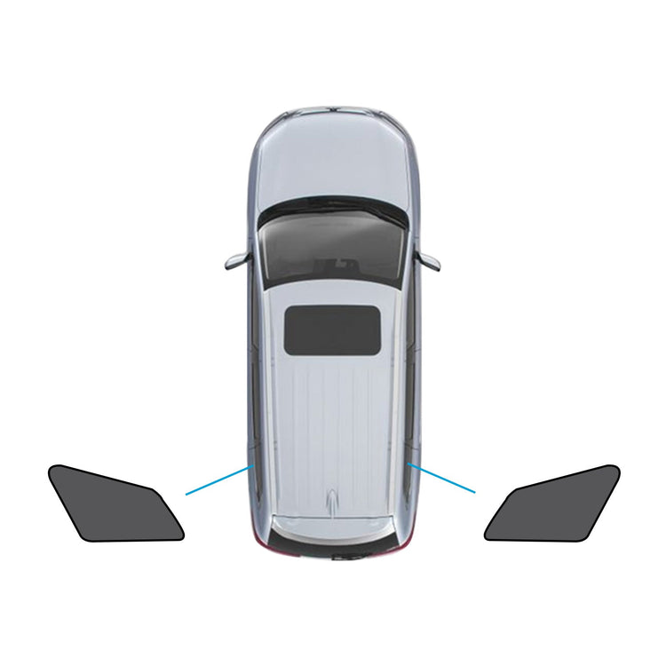 2x Triangular Window Magnetic Mesh Sunshades Suitable for Kia Sportage 2021-2024-0