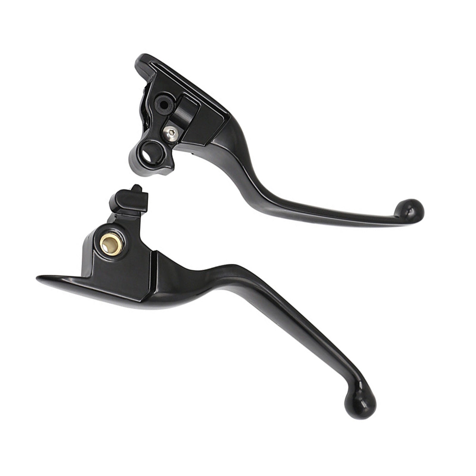 2x Brake Clutch Levers Suitable For Harley 2015-2023 Softail Slim Fat Boy-3