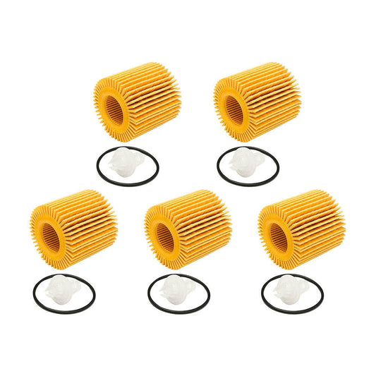5x Oil Filter Suitable for Toyota Corolla ZRE152 1.8L-0