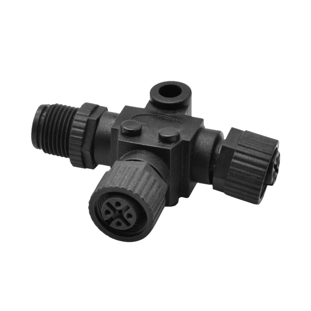 NMEA2000 5-Pin T Connector Suitable For Garmin / Lowrance / Simrad / B&G / Navico Networks Black-1