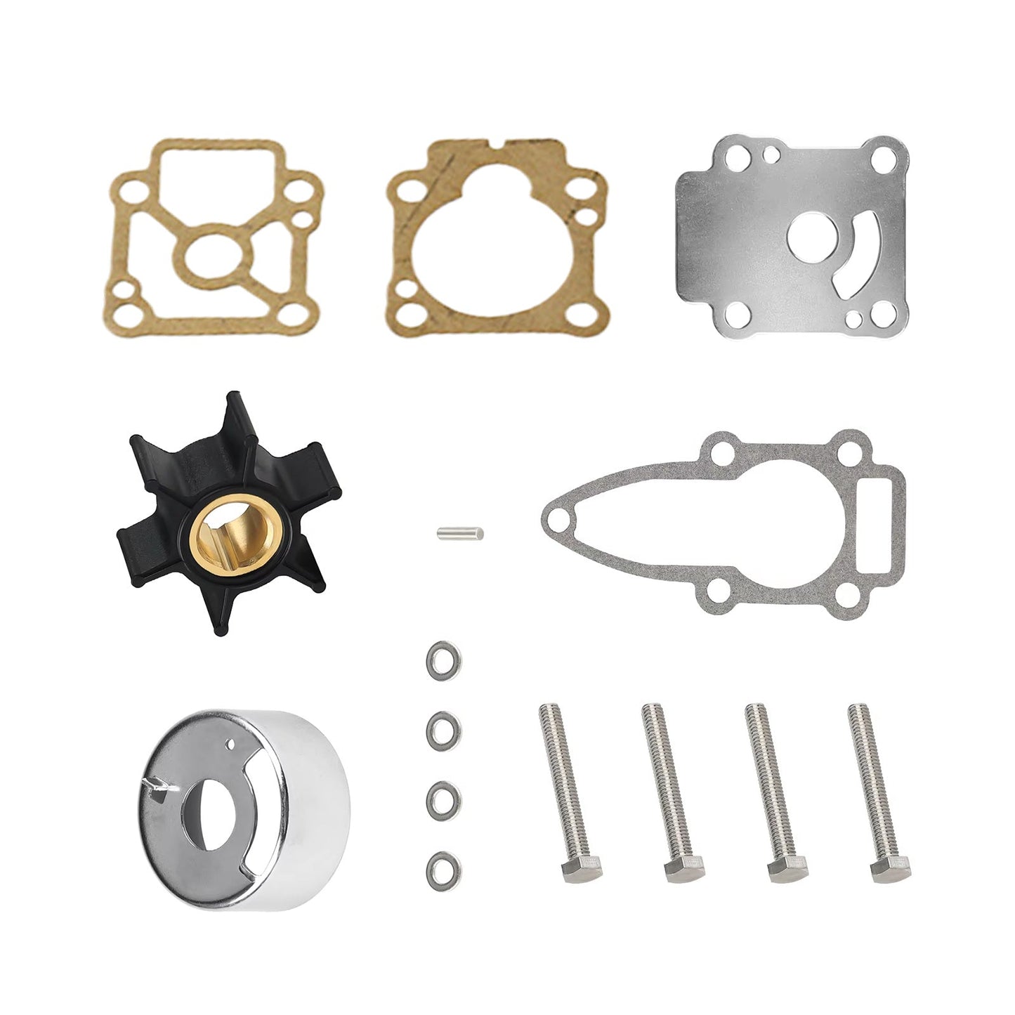 Impeller Water Pump Kit Suitable For Mercury / Mariner / Tohatsu M8HP 3B2-873222-4