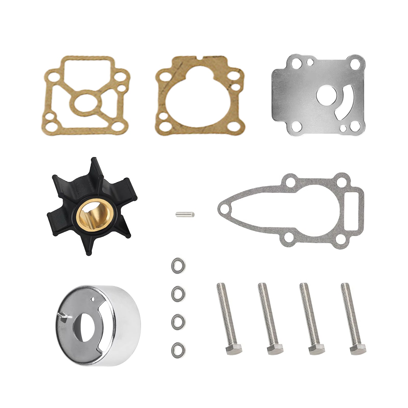 Impeller Water Pump Kit Suitable For Mercury / Mariner / Tohatsu M8HP 3B2-873222-4