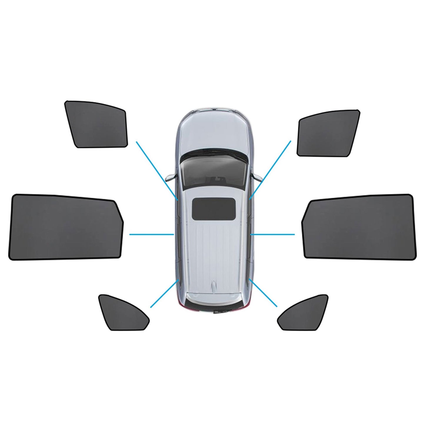 Car Magnetic Mesh Sun Blind Shade Suitable For Holden Captiva CG 2006-2017-4