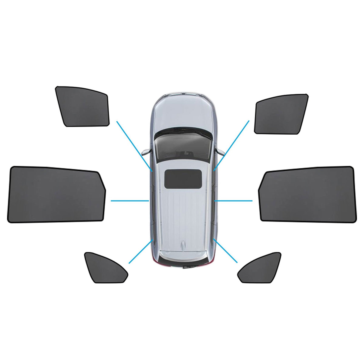 Car Magnetic Mesh Sun Blind Shade Suitable For Holden Captiva CG 2006-2017-4