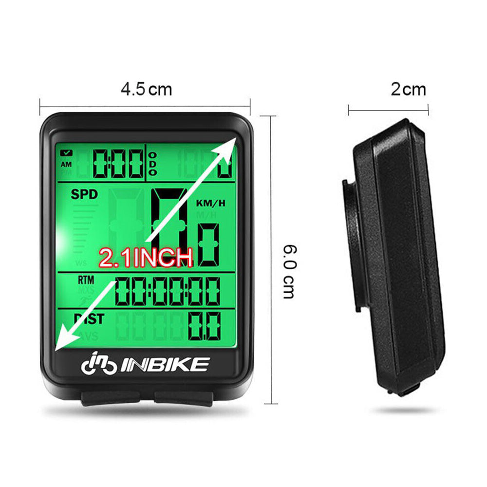 Wireless LCD Cycling Speedometer Odometer Computer Suitable For Bicycle Waterproof-1