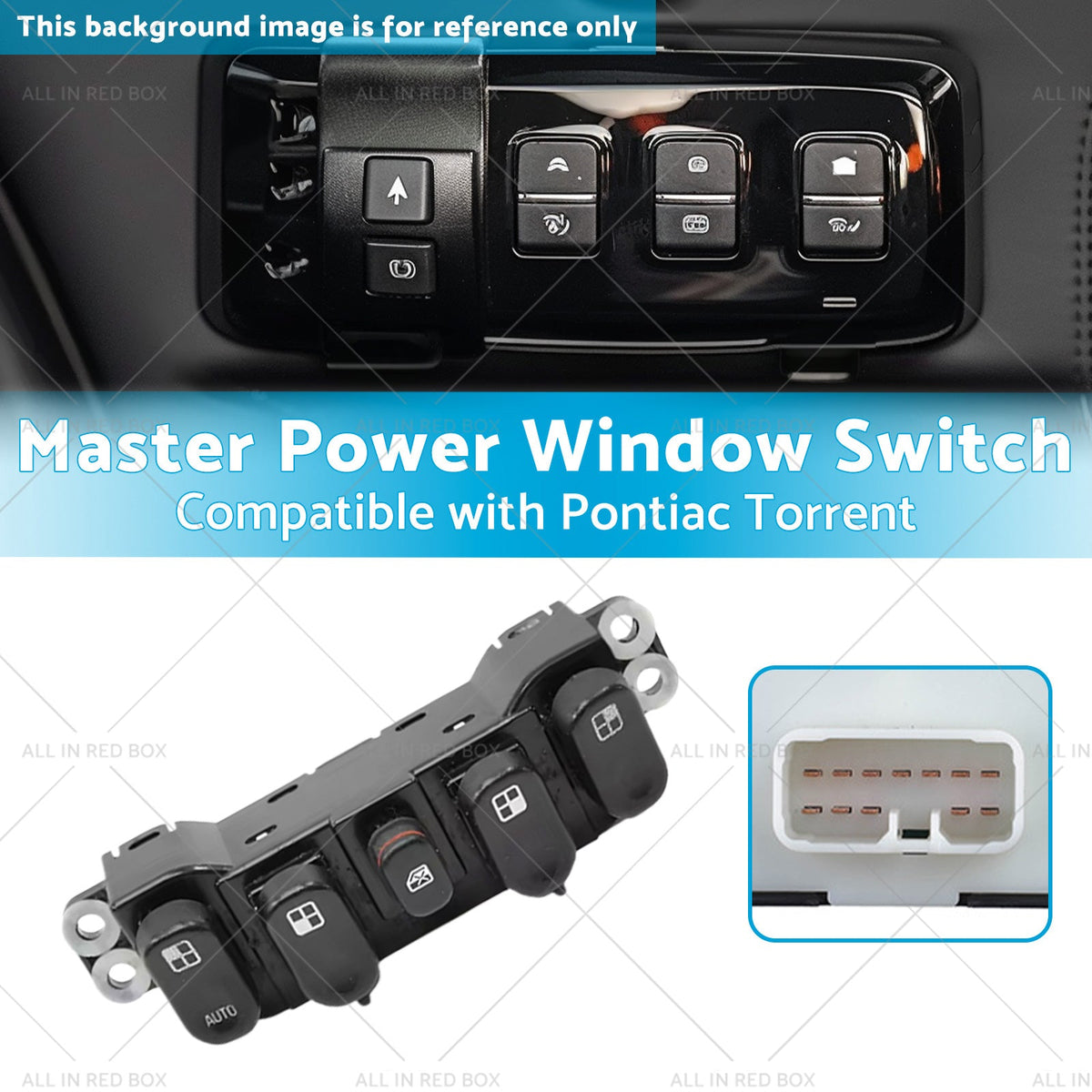 Master Power Window Switch Suitable for Pontiac Torrent 06-09 22723794 1S13640-2