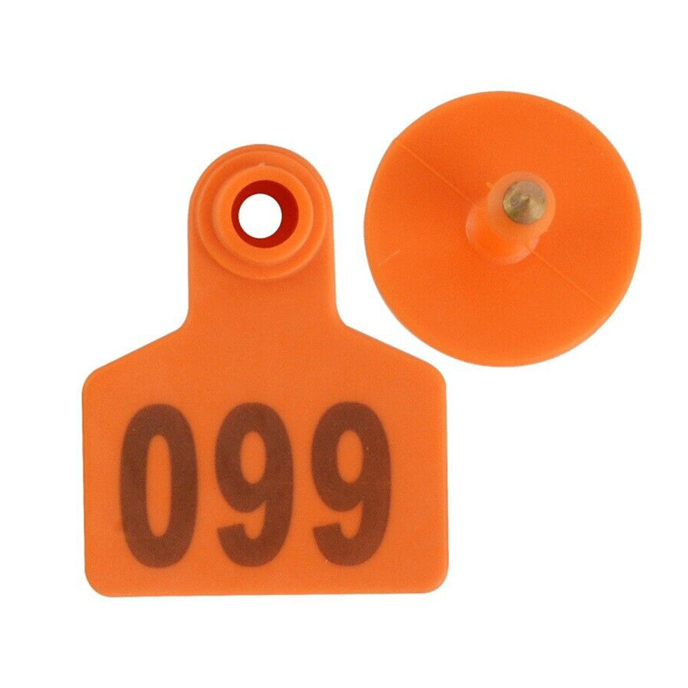 Small Plastic Livestock Ear Tags 5x4cm Numbered 100x Suitable For Sheep Cows Pigs Cattle-3