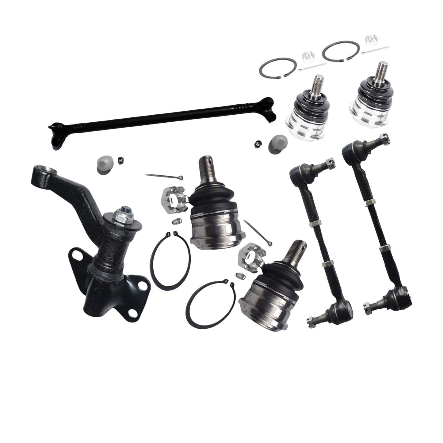 Ball Joints, Idler Arm, Centre Rod & Tie Rod Ends Suitable For Nissan Navara 4x4 D22 1997-2016-0