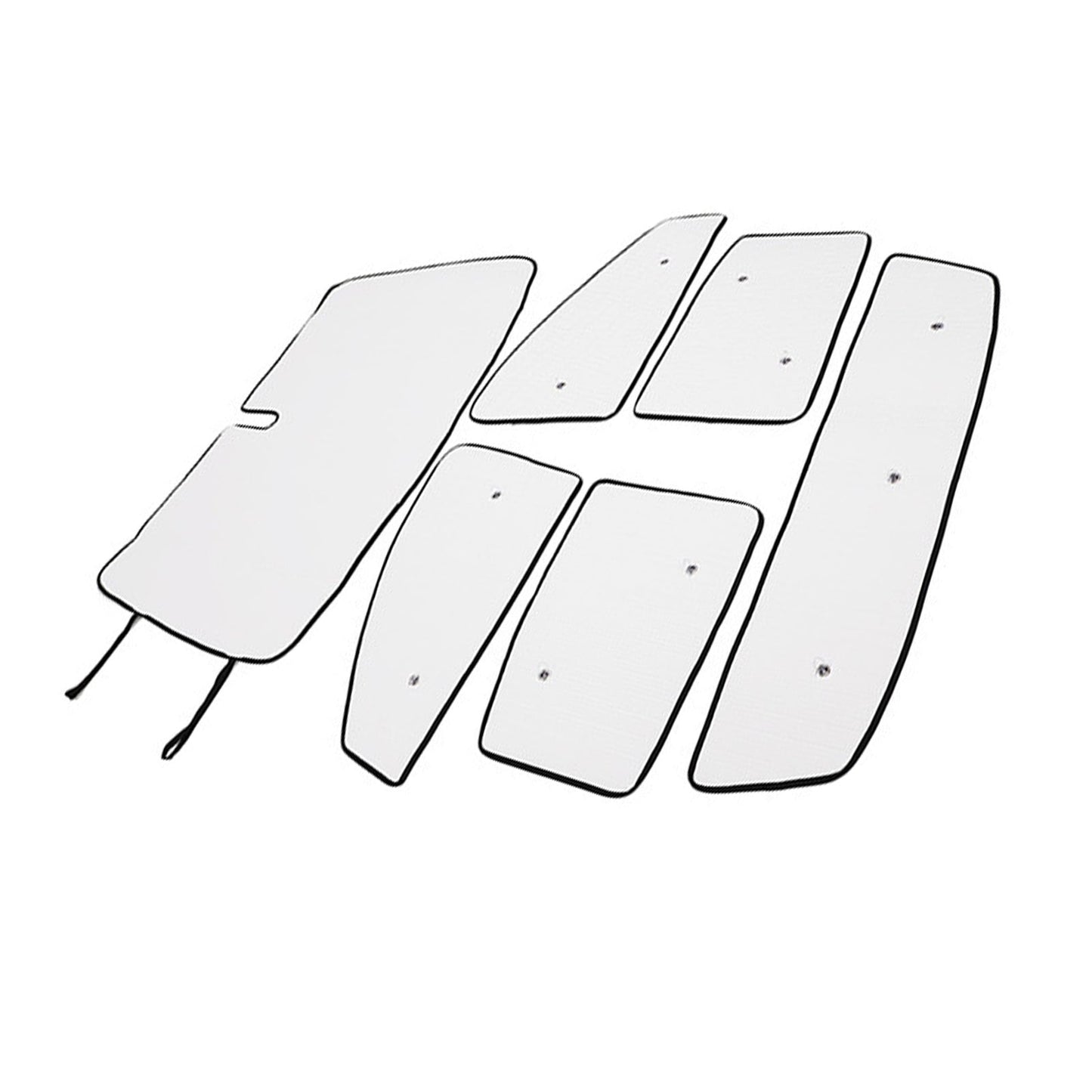 6x Car Sunshade Window Sun Shade Windscreen Visor Suitable For Ford Ranger 2015 - 2024 - Frazy's Auto Parts