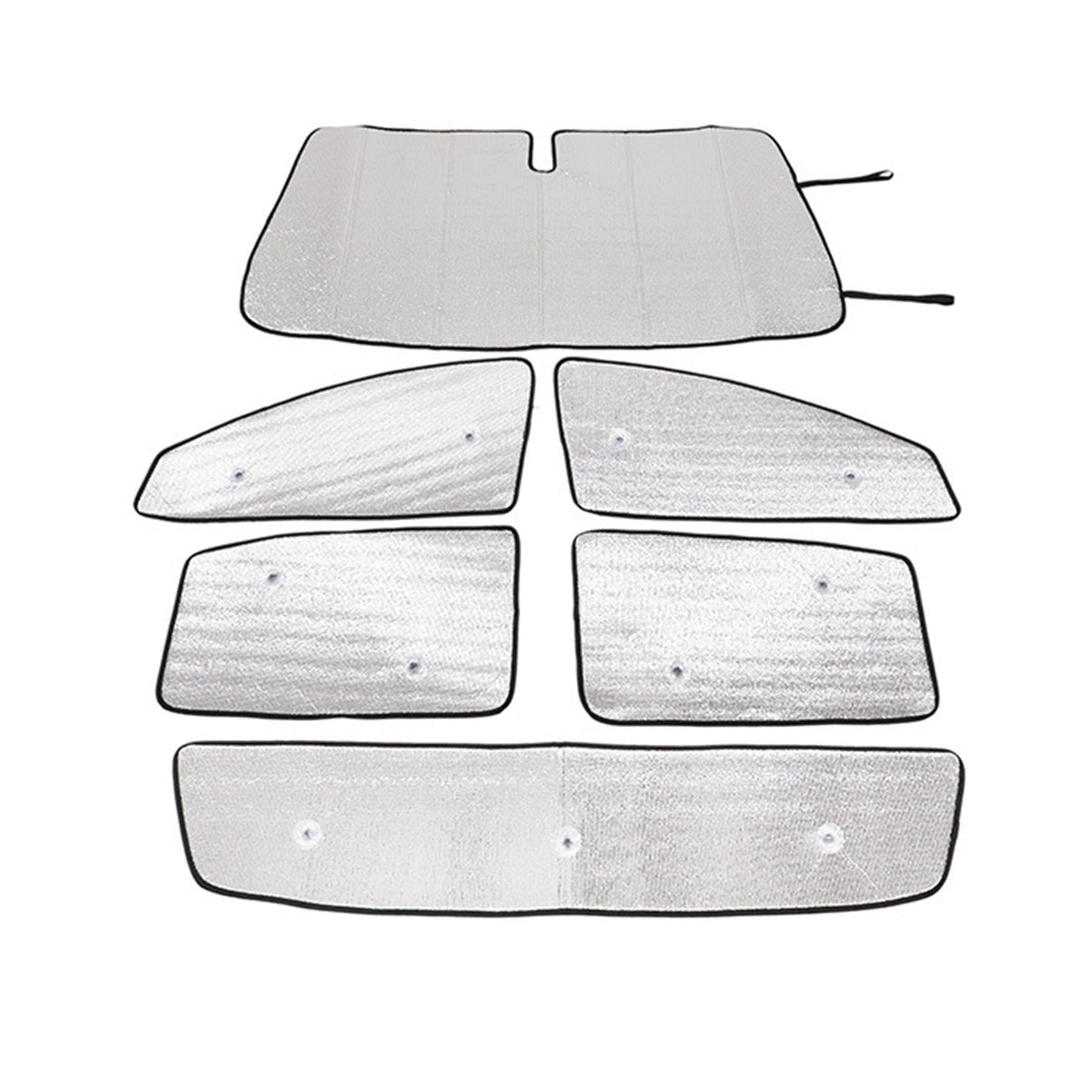 6x Car Sunshade Window Sun Shade Windscreen Visor Suitable For Ford Ranger 2015 - 2024 - Frazy's Auto Parts