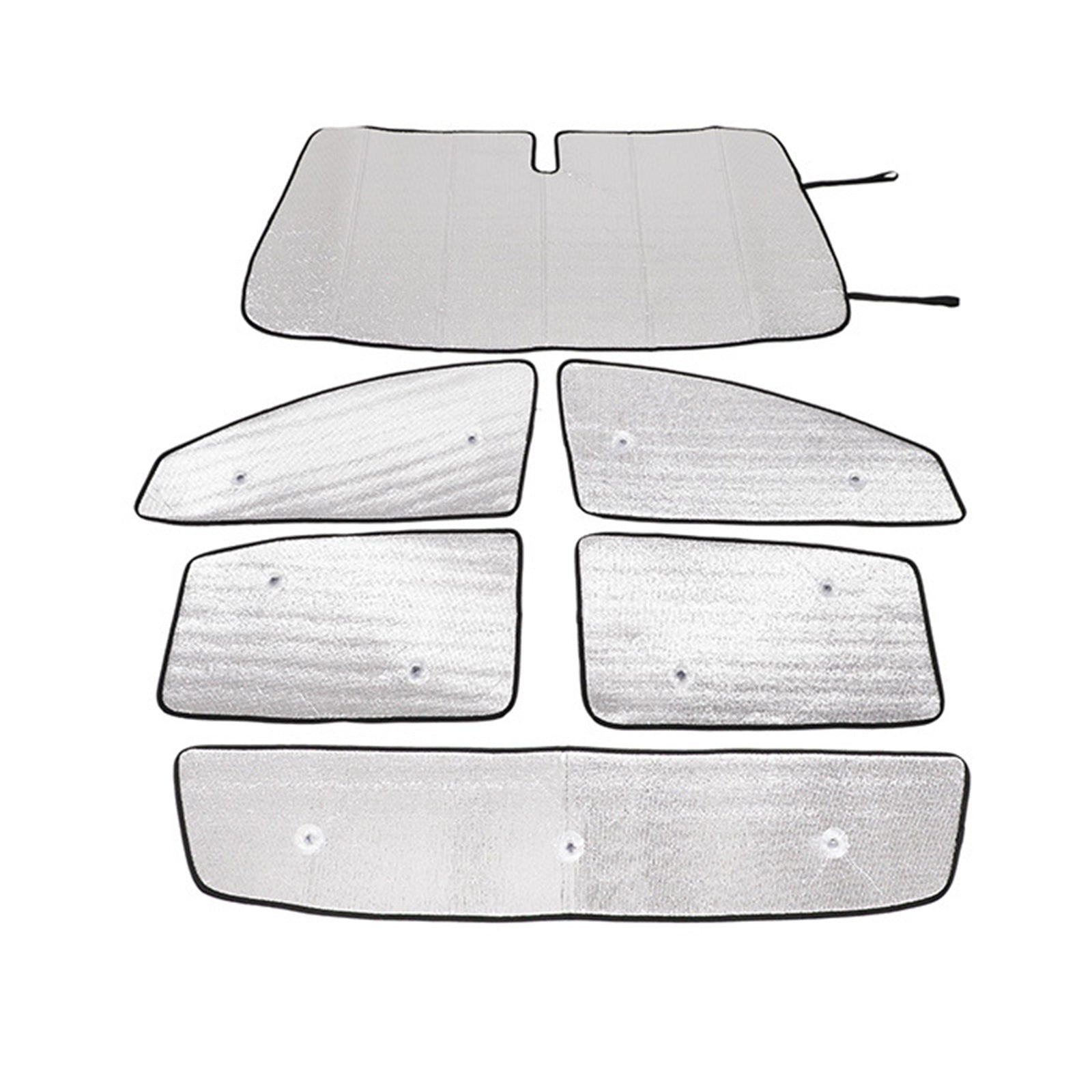 6x Car Sunshade Window Sun Shade Windscreen Visor Suitable For Ford Ranger 2015 - 2024 - Frazy's Auto Parts