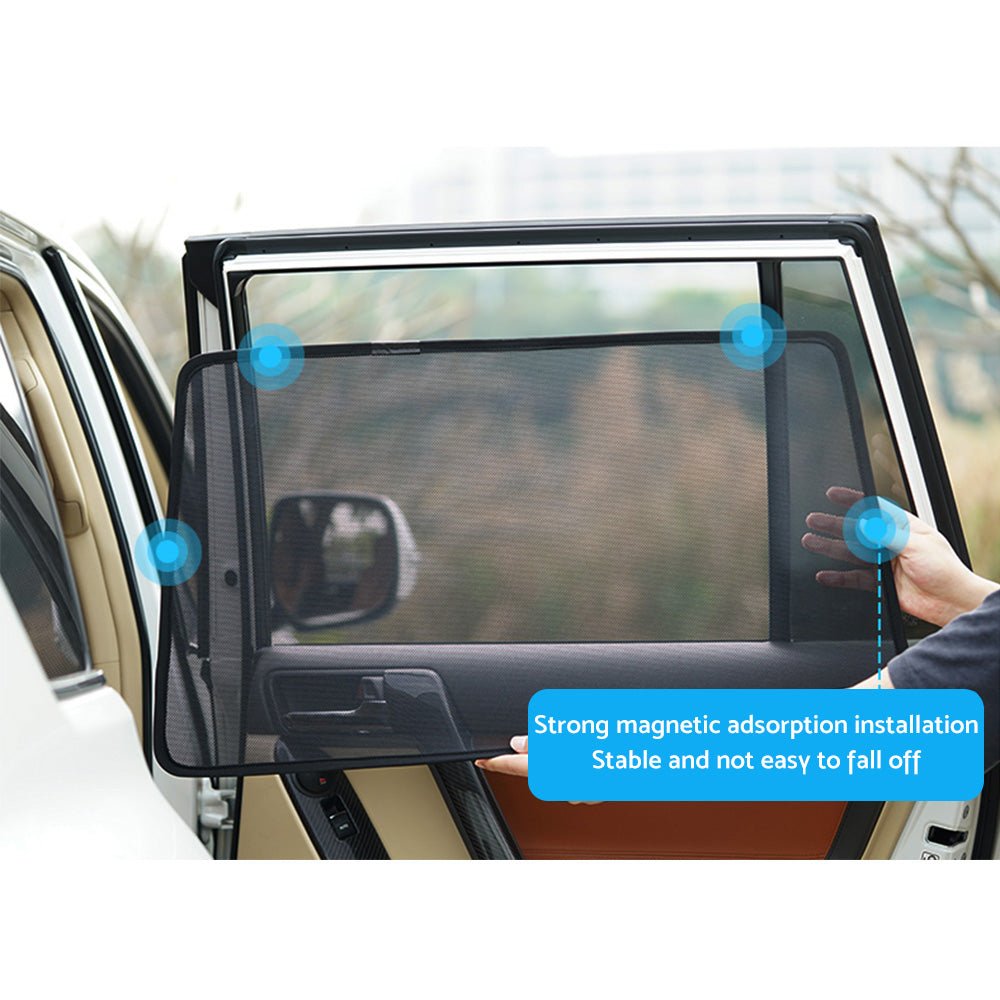 6x Foldable Window Mesh Sun Shade Suitable For Landcruiser 100 105 1998 - 2007 - Frazy's Auto Parts