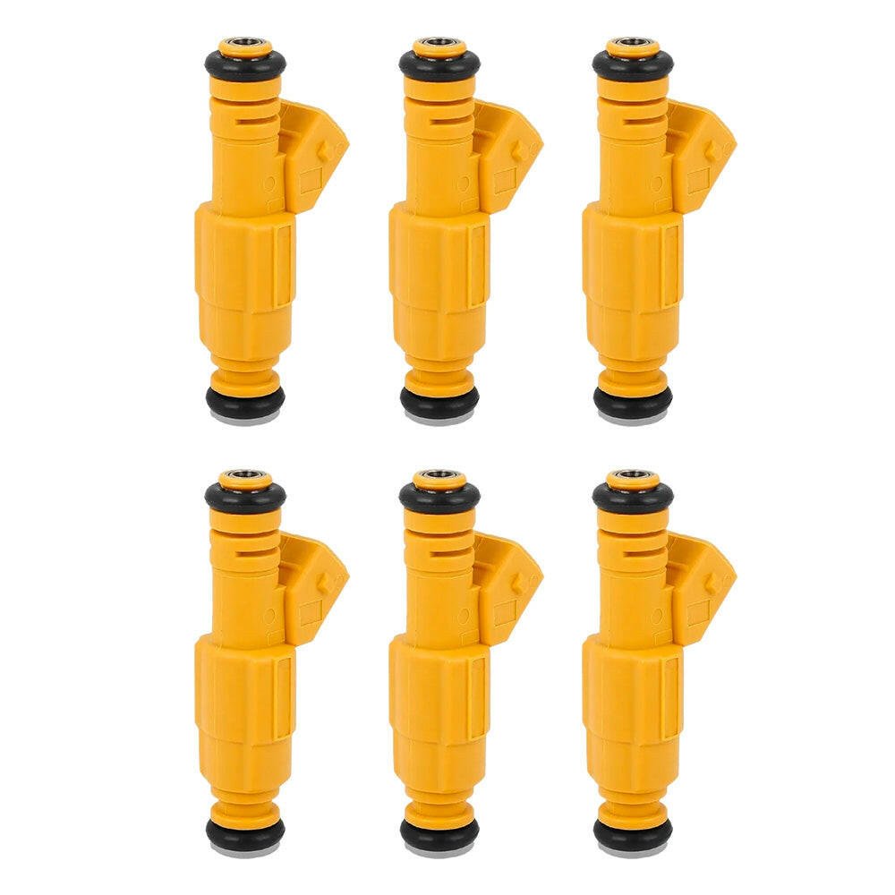 6x Fuel Injector Suitable for Jeep Cherokee / Grand Cherokee / Wrangler 0280155710 - Frazy's Auto Parts