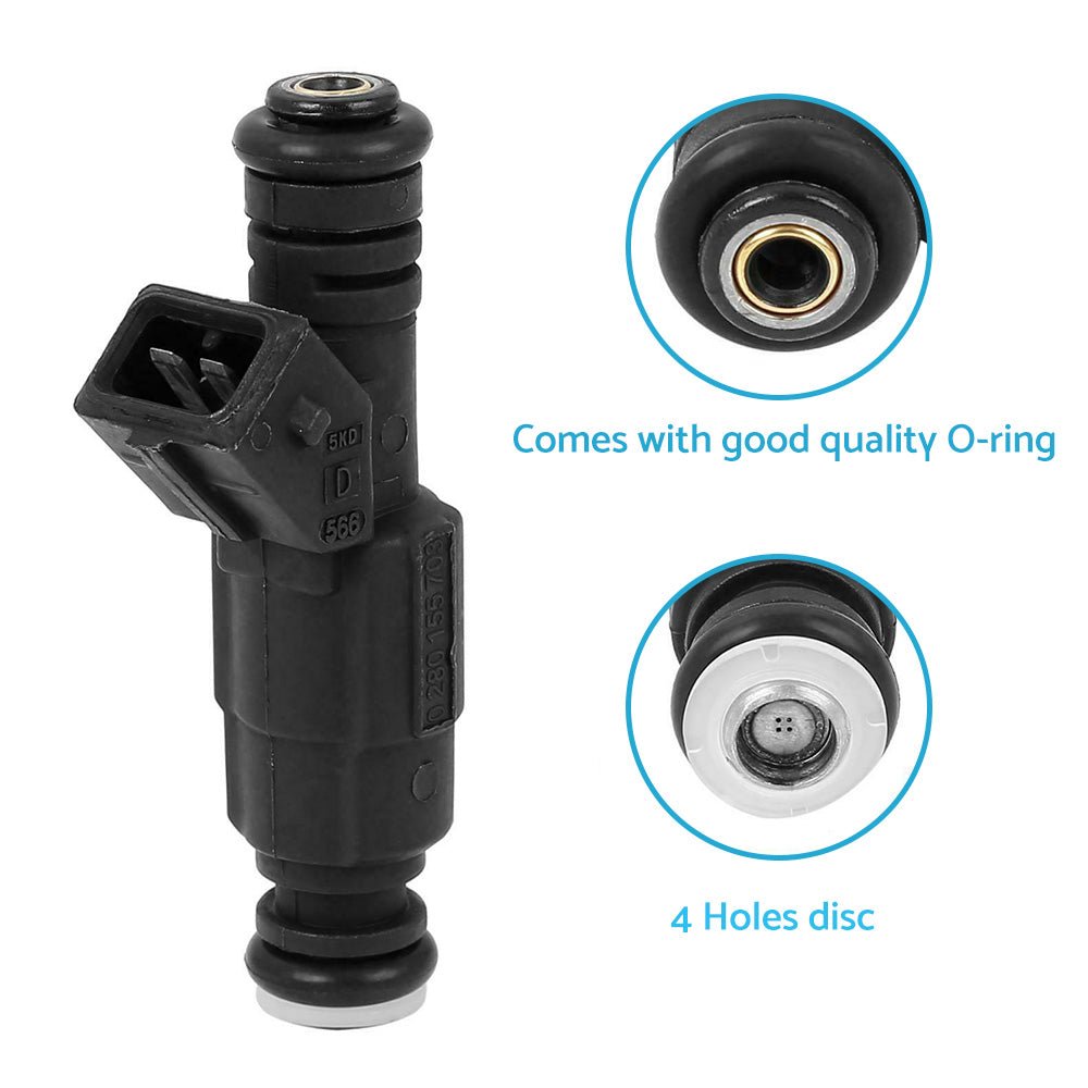 6x Fuel Injectors Suitable For Ford Falcon AU 4.0L 1998 - 2002 / Jeep Cherokee Commander 3.7L 2005 - 2010 - Frazy's Auto Parts
