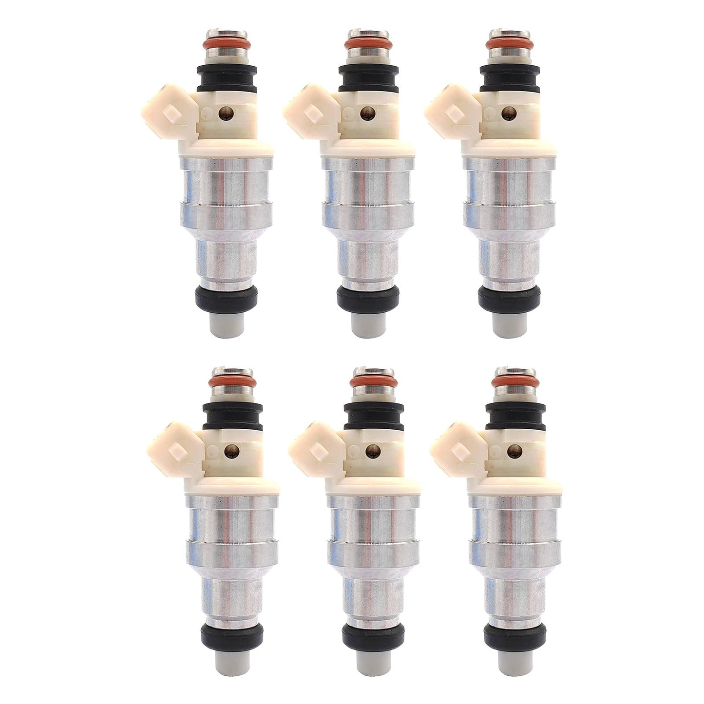 6x Fuel Injectors Suitable For Mitsubishi Galant Base LS 2.0 1990 - 1992 MD156760 - Frazy's Auto Parts