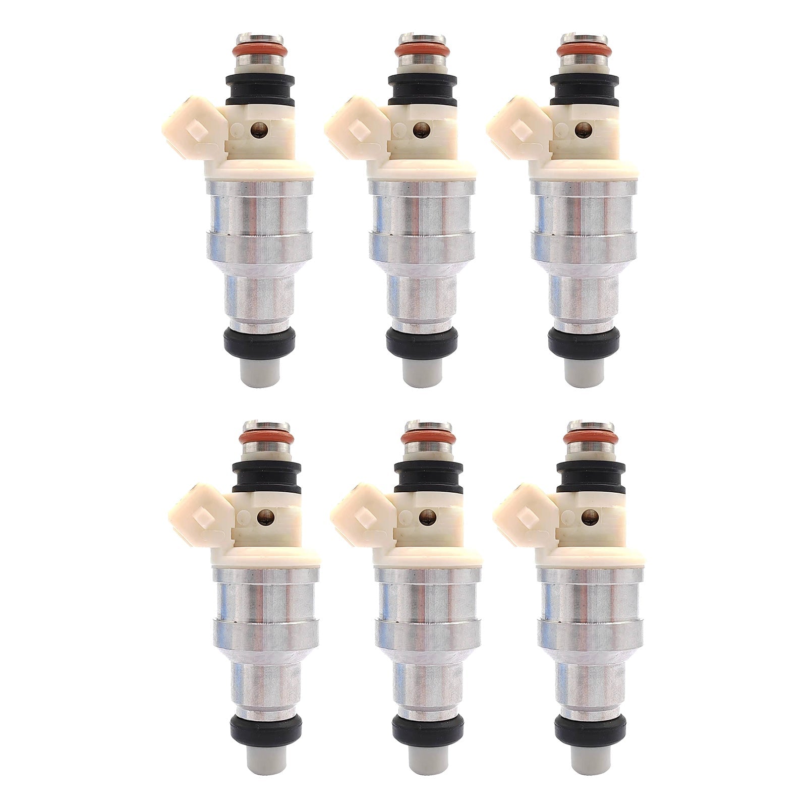 6x Fuel Injectors Suitable For Mitsubishi Galant Base LS 2.0 1990 - 1992 MD156760 - Frazy's Auto Parts