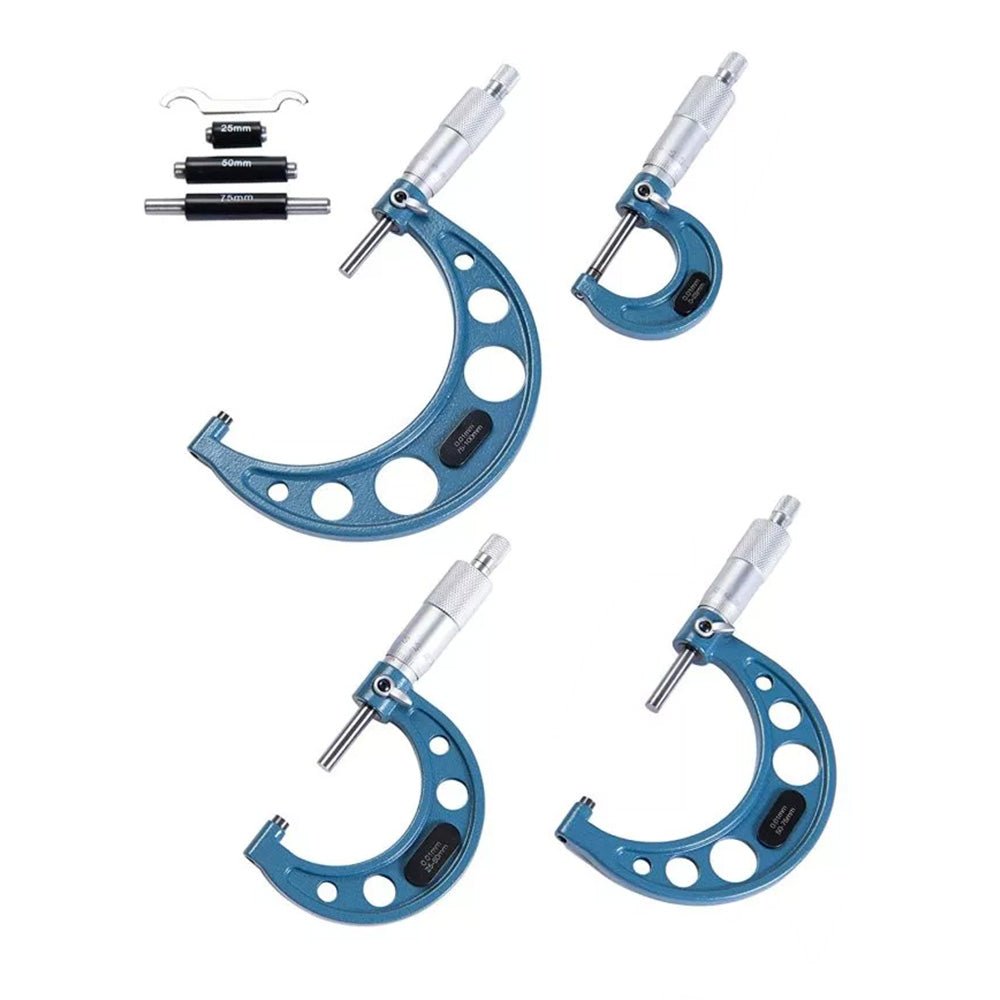 6x Outside Micrometer Set 0 - 6 inch Carbide Machinist Tool 0.0001 inch - Frazy's Auto Parts
